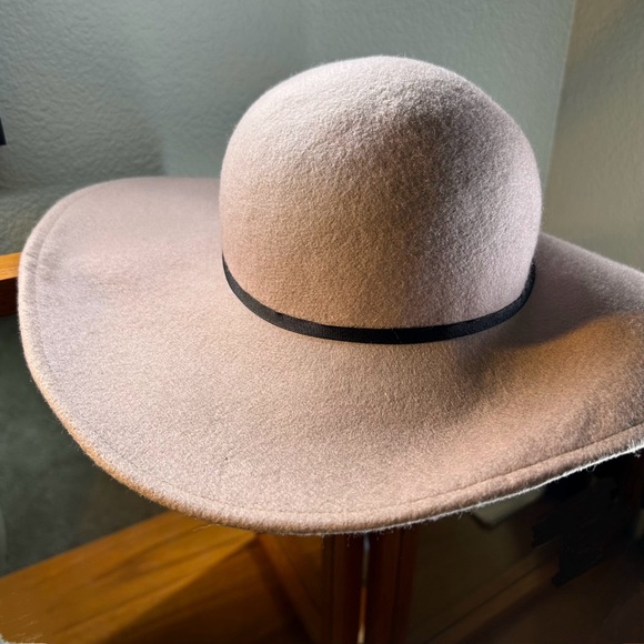 Topshop Felt Wool Lilac Hat Beekeeper Style - Picture 3 of 7